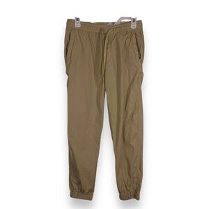 SMALL ZARA KHAKI CARGO PANTS ELASTIC WAIST POCKETS CASUAL OUTDOOR Y2K